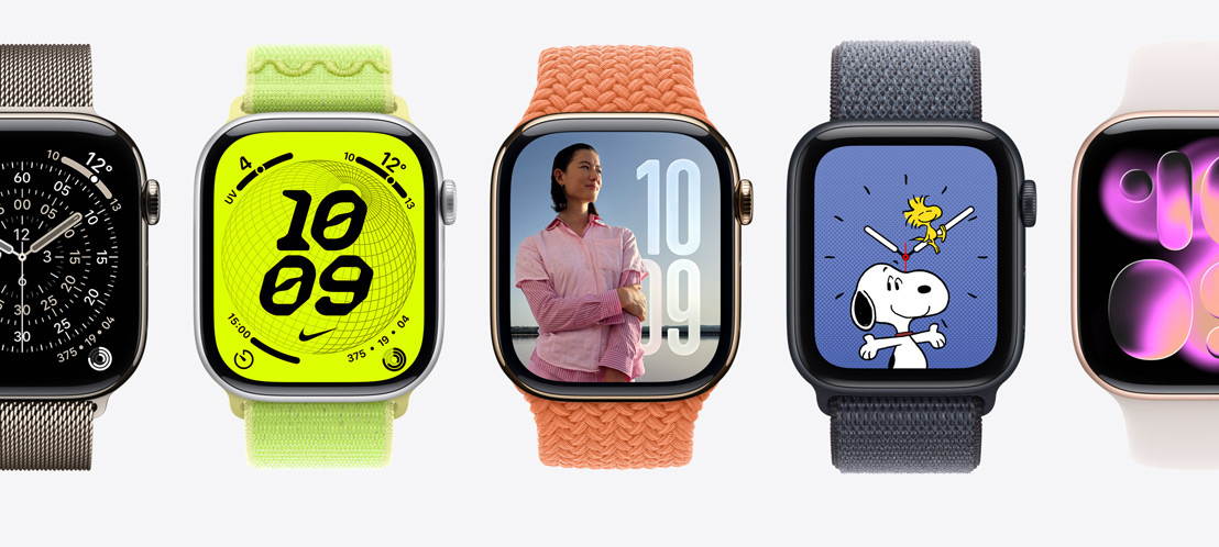 Cadrans Apple Watch : Orientation, Nike, Photos, Snoopy, Responsive Art